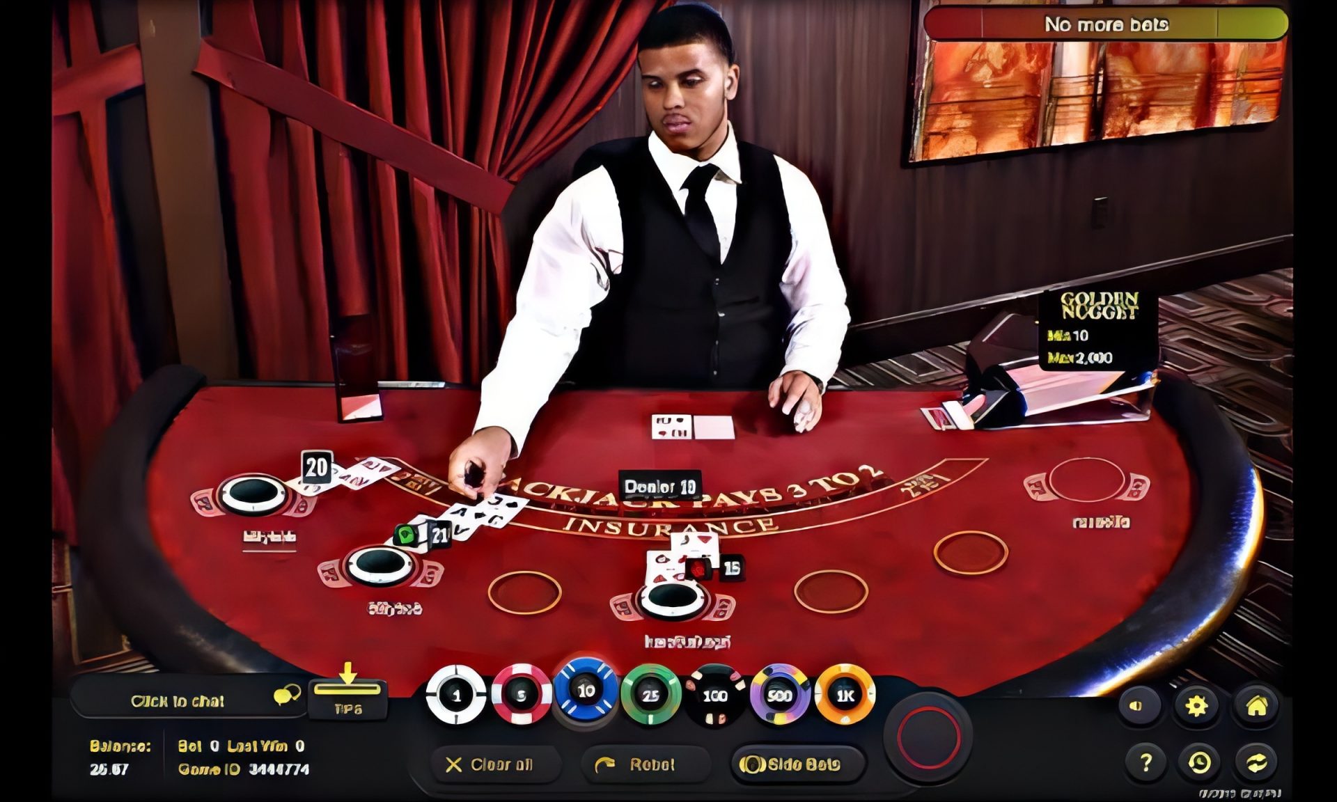Live-dealer-Blackjack